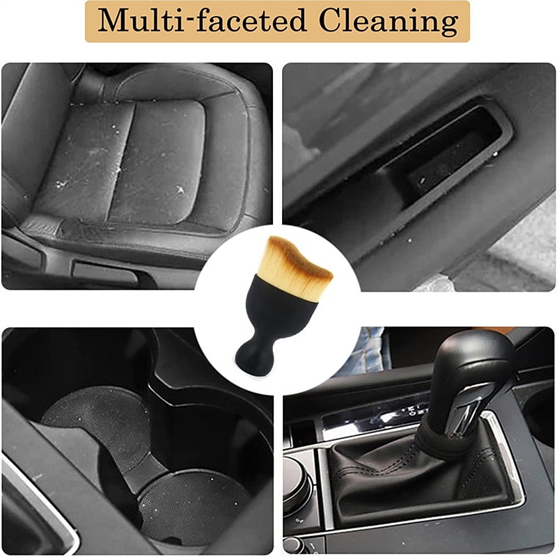 Car Interior Cleaning Tool Air Conditioner Air Outlet Cleaning Brush Car Brush Car Crevice Dust Removal Artifact Brush4