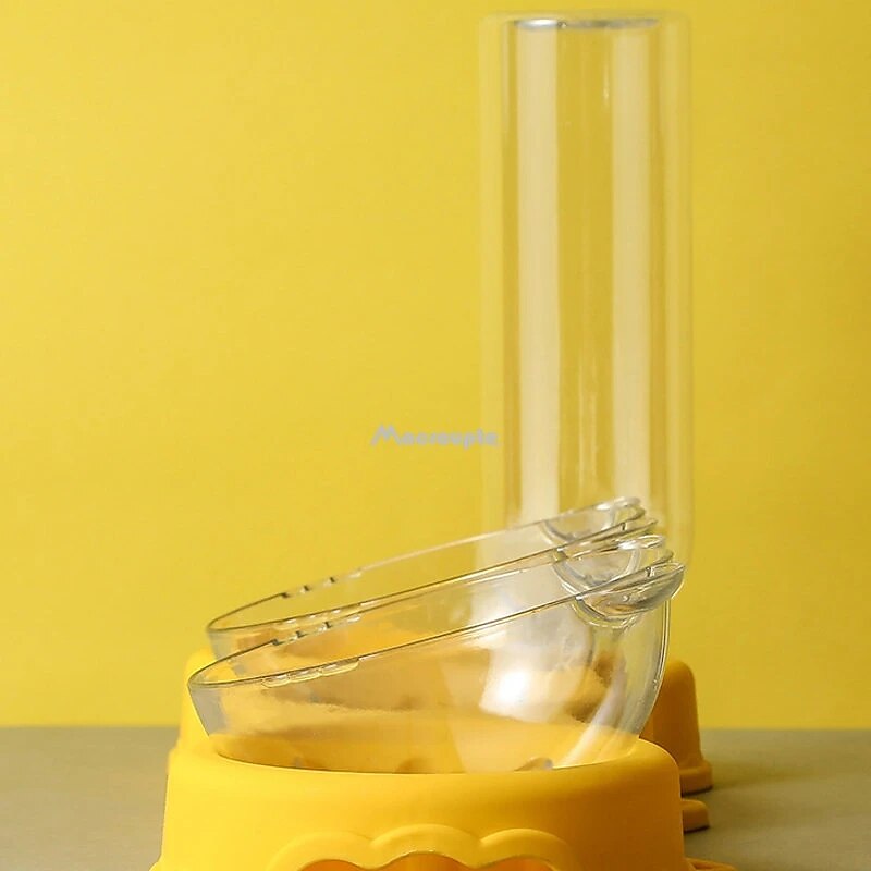 Pet Cat Bowl Automatic Feeder 3-in-1 Dog Cat Food Bowl With Water Fountain Double Bowl Drinking Raised Stand Dish Bowls For Cats3