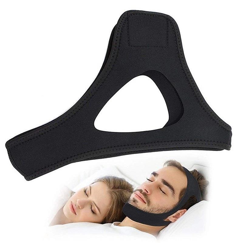 1pc Anti Snoring Belt Triangular Chin Strap Mouth Guard Gifts For Women Men Better Breath Health Snore Stopper Bandage3