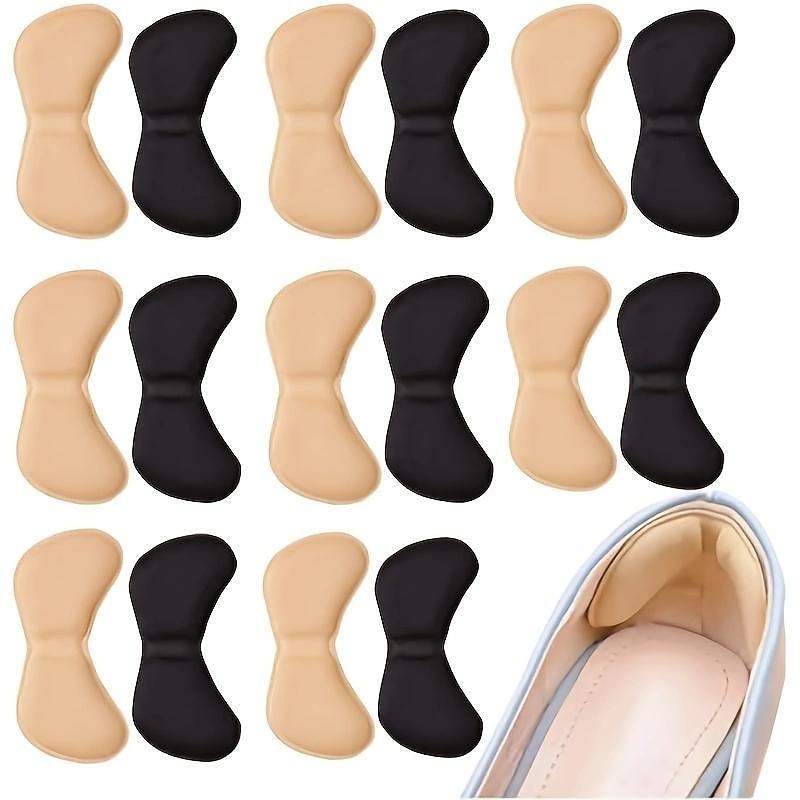 1 Pair Heel Stickers Comfortable Non-Heel Feet Half Size Pad Women's Anti-Wear Heel Stickers Anti-Drop Heel Non-Slip Shoes Back Stickers