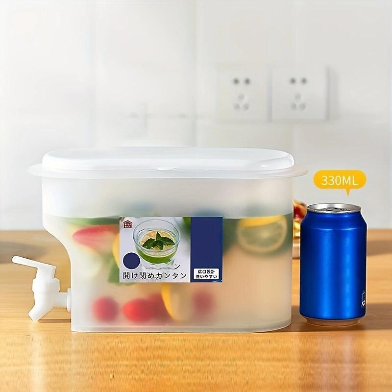 3.5L Cold Water Bucket with Faucet, Keep Your Drinks Refreshingly Cold and Delicious!2