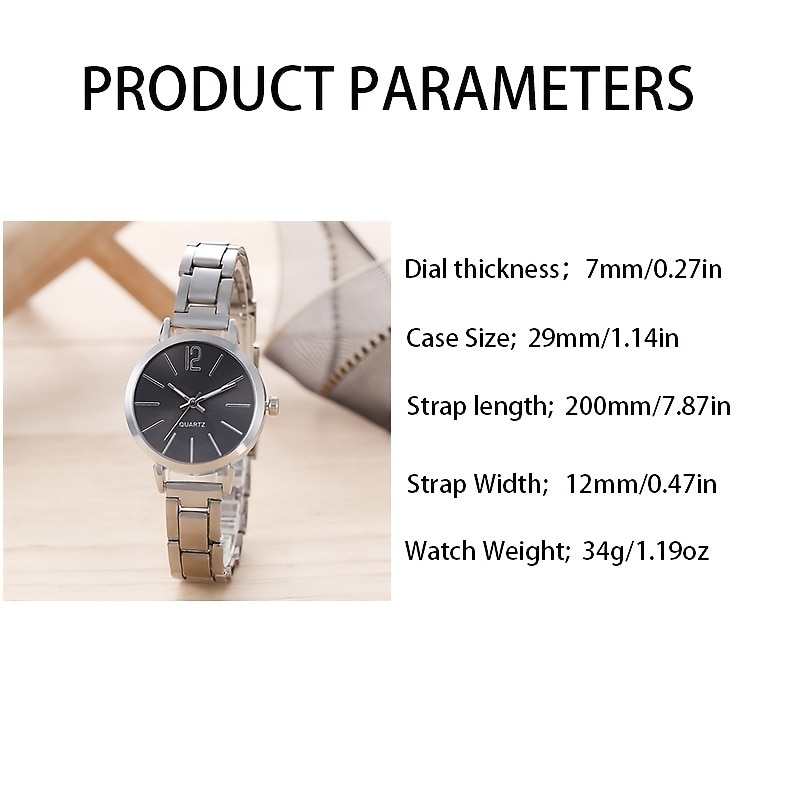 Women Quartz Watch with LOVE Bracelet Jewelry Set Fashion Luxury Analog Wristwatch Digital Stainless Steel Watch Valentines Gift For Her2