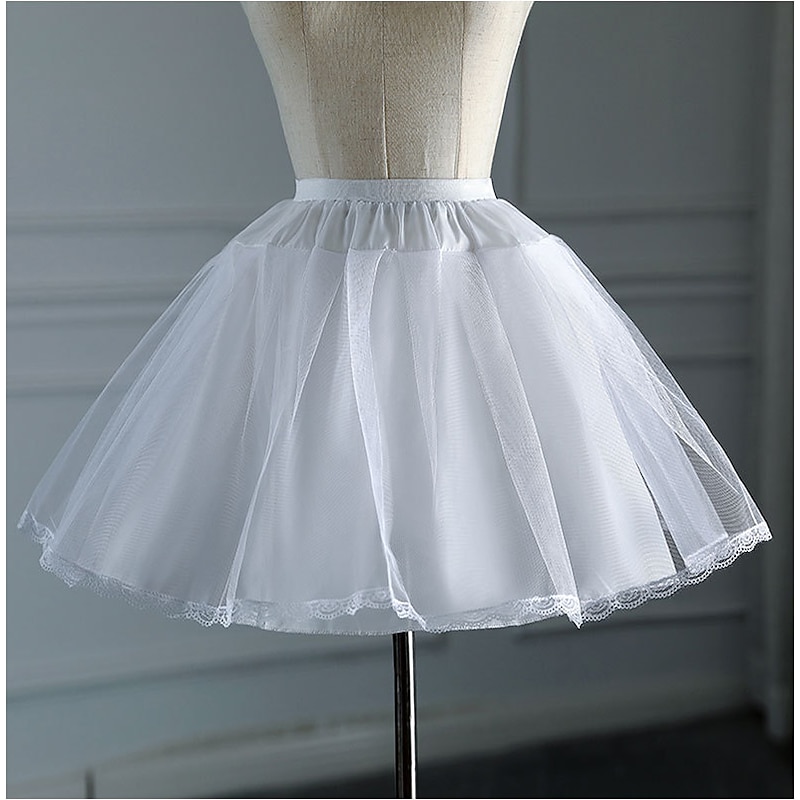 Elegant 1950s Cosplay Lolita Dress Petticoat Hoop Skirt Crinoline Princess Bride Princess Fancy Dress Women's Girls' Halloween Carnival Performance Wedding Party Adults' Petticoat