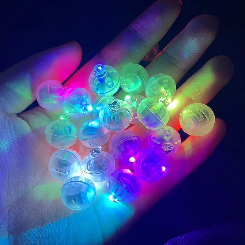 8Pcs Led Balloon Light Round Ball Mini Flash Lamps Waterprooof for Vase Christmas Wedding Party Pool Bedroom Decorations3