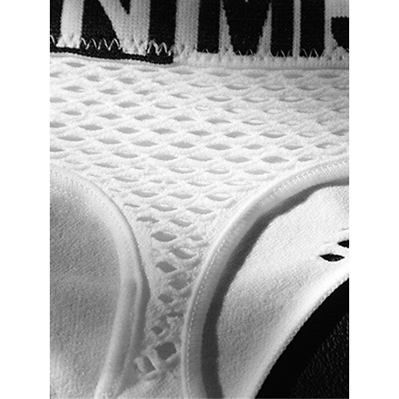 Women's Sexy Lingerie Panties Letter Lovers Hot Comfort Home Valentine's Day Bed Nylon Breathable Hole Summer Spring Home Outfits3