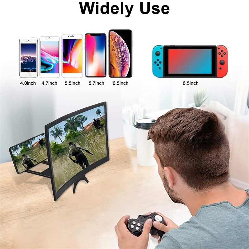 14 Inch Mobile Phone Screen Amplifier Mobile Phone Extension Mirror Mobile Phone Holder4