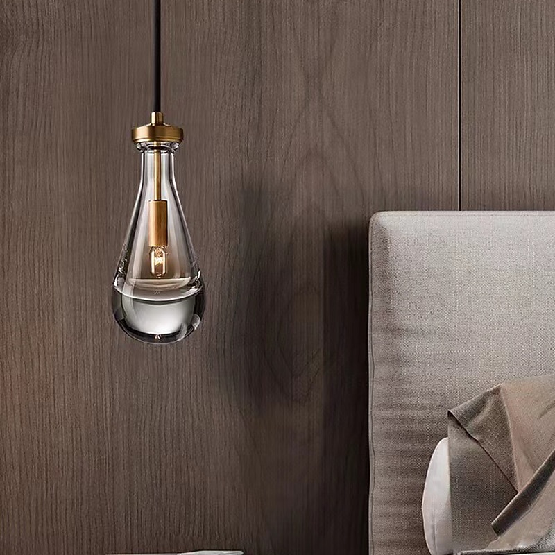 LED Pendant Lights Galss Design 12" Kitchen Island Lighting Modern Farmhouse Foyer Entryway Light Fixtures Ceiling Hanging Globe Over Table Cord Adjustable 1PCS 110-240V2