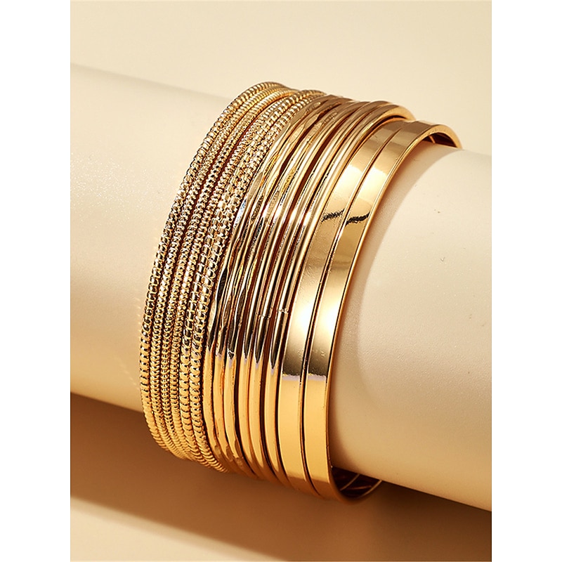 Women's Bangle Fashion Outdoor Pure Color Bracelets & Bangles2