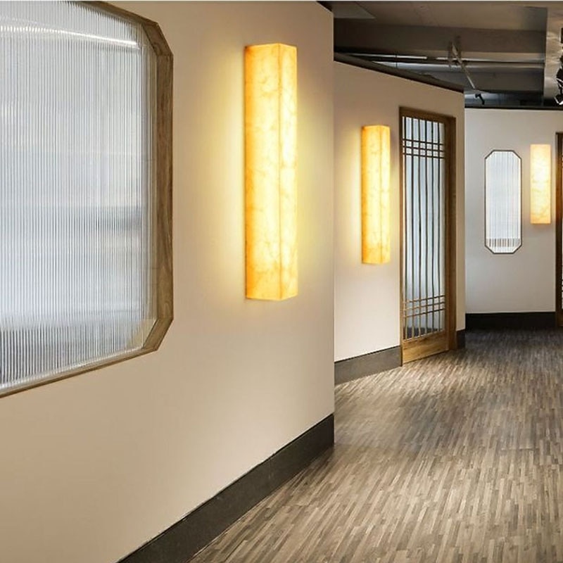 Outdoor LED Wall Lamp Waterproof 20W Marble Indoor Wall Light Modern Bedroom Warm White Light 110-240V3