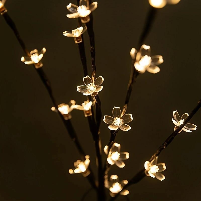 Cherry Blossom Tree Landscape Lighting Home Garden Decoration Wedding Birthday Christmas Festival Party Indoor Outdoor Warm White3