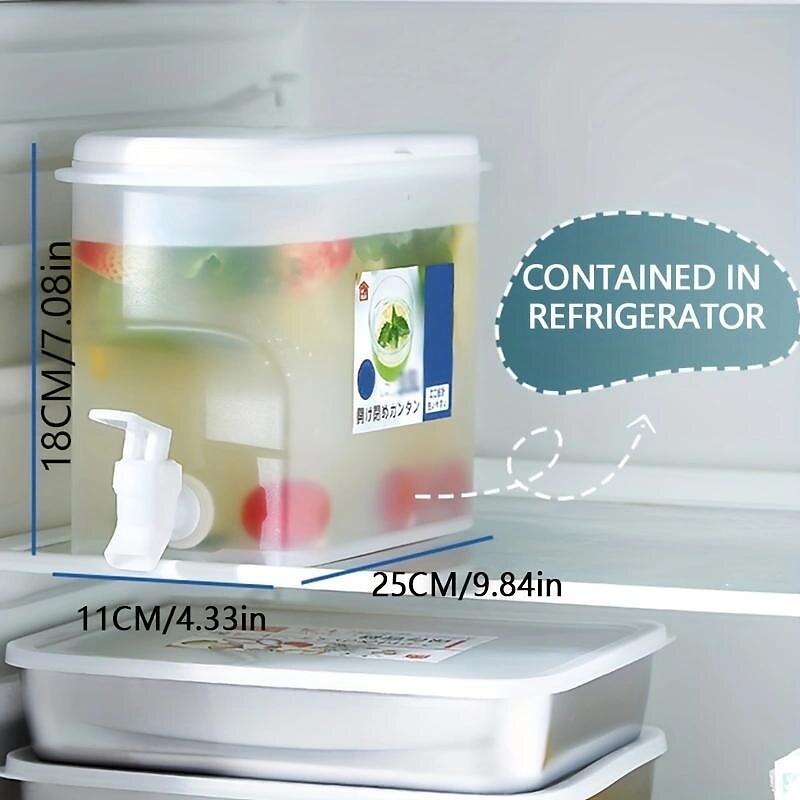 3.5L Cold Water Bucket with Faucet, Keep Your Drinks Refreshingly Cold and Delicious!3