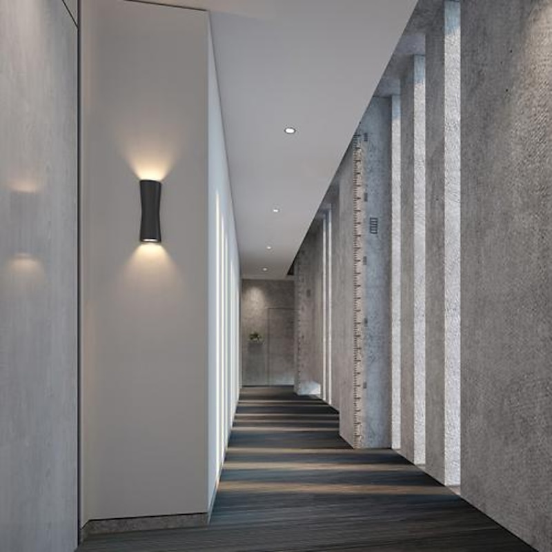 Waterproof Matte Contemporary Bathroom Lighting Outdoor Wall Lights Bathroom Outdoor Iron Wall Light IP67 110-120V 220-240V 6 W / LED Integrated / CE Certified4