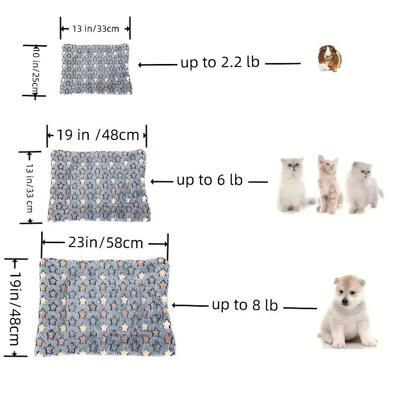 Soft Flannel Thickened Pet Soft Fleece Pad Pet Blanket Bed Mat For Dog Cat Sofa Cushion Bed for Cats Keep Warm Sleeping Cover4