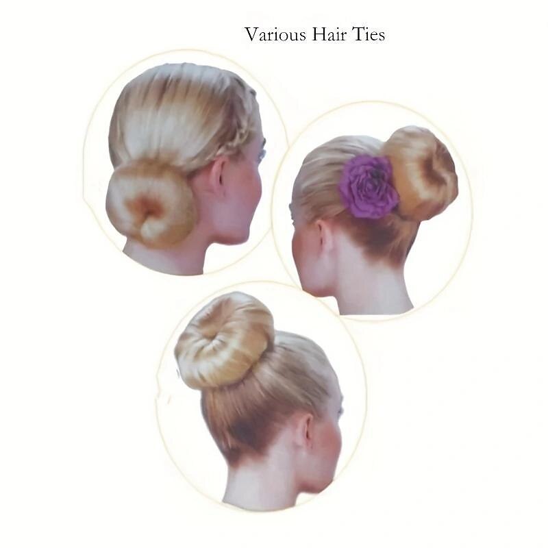 DIY Hair Foam Ring Shaper Hair Styling Twist Ring Former Donut Chignon Bun Maker Hair Curler Accessories3