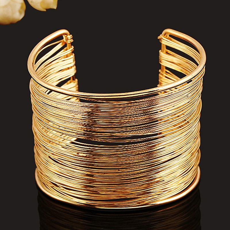 Belly Dance Dance Accessories Bracelets Hollow-out Pure Color Splicing Women's Performance Training Alloy3