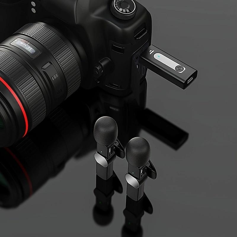 Wireless Lavalier Microphone For 3.5mm Smartphone Plug And Play Mini Mic For Live Streaming Gaming Recording Auto Noise Reduction3