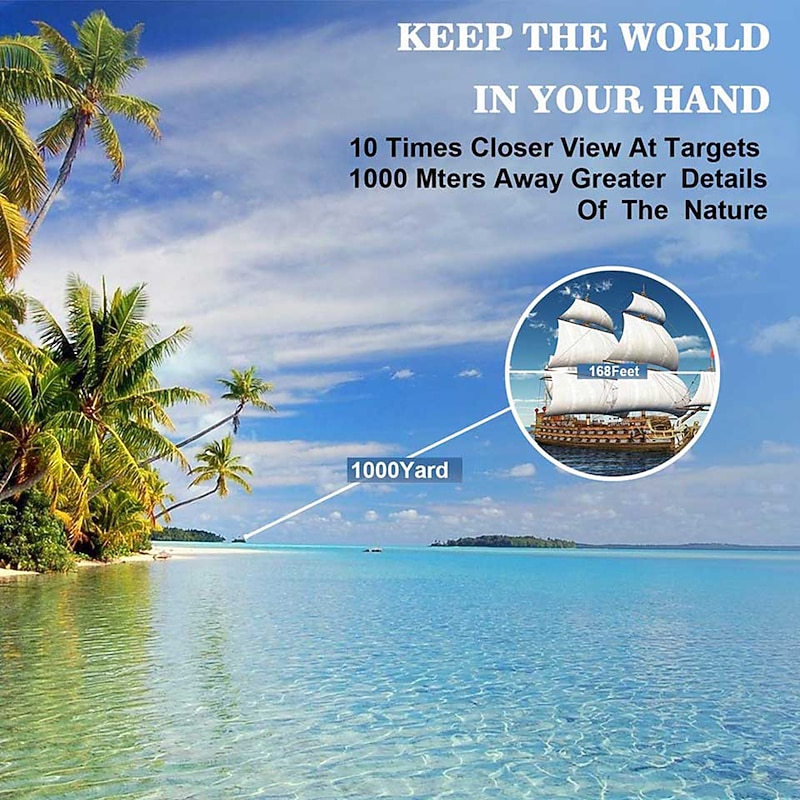 60x60 3000M Binocular with Coordinates Night Vision HD Professional Hunting Binoculars for Hiking Travel Field Work Forestry Fire Protection3