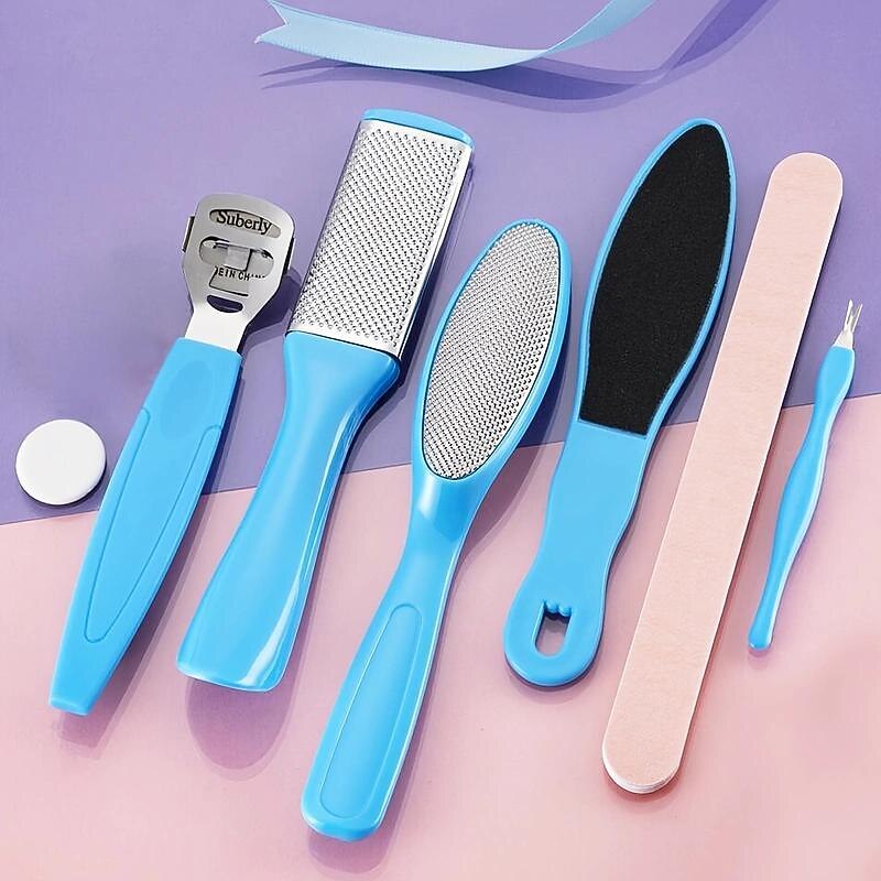 8 In 1 Pedicure Tools Set, Professional Dead Skin Remover Kit Callus Remover Foot Care Set For Women Men