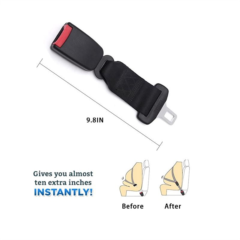 Car Safety Extension Belt Adjustable Car Seat Belt Extender Suitable Car Extension Belt2
