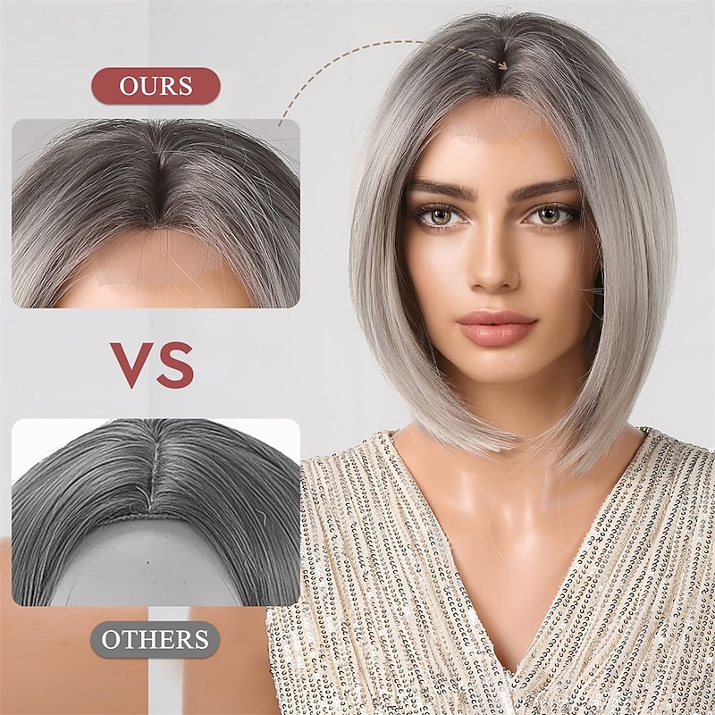 Short Curly Wigs for Black Women Human Hair Afro Natural Curly Wig Brazilian Virgin Pixie Cut Wig Human Hair With Bangs 150% Density None Lace Front Bob Wigs 1B Color3