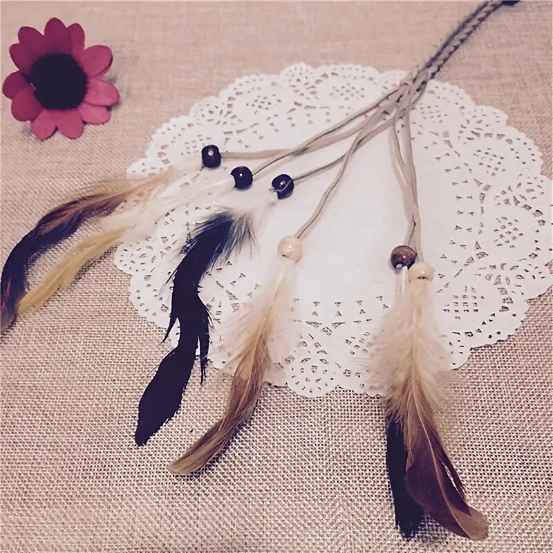 Gorgeous Boho Feather Dreamcatcher Headband - A Must-Have Hair Accessory for the Stylish Woman!2