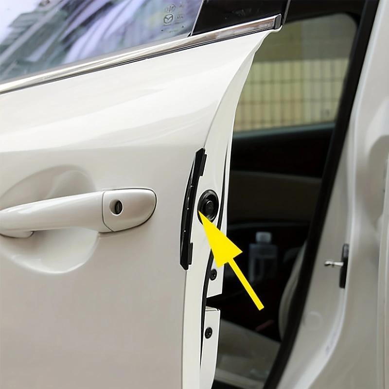 4PCS Car Door Edge Protectors - Anti-Scratch Collision Guard Stickers, Abrasion-Resistant Vehicle Door Protective Strips