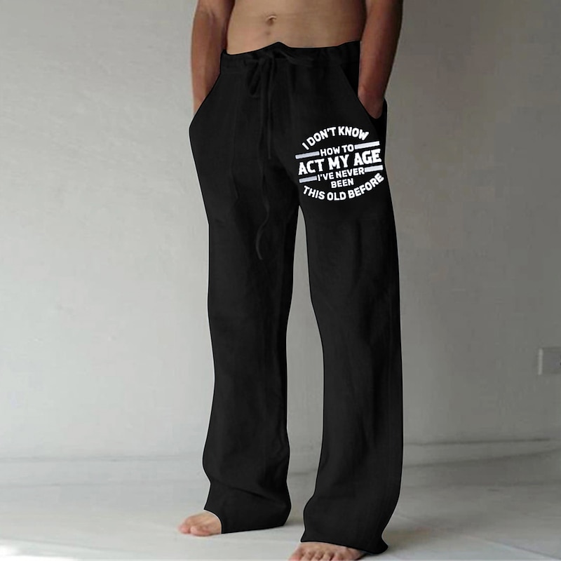 Men's Skull Graphic Prints Trousers Summer Pants Beach Pants Mid Waist Streetwear Hawaiian Designer Casual Daily Holiday Elastic Waist 3D Print Drawstring Spring & Summer 3D Print Black+Grey Black4