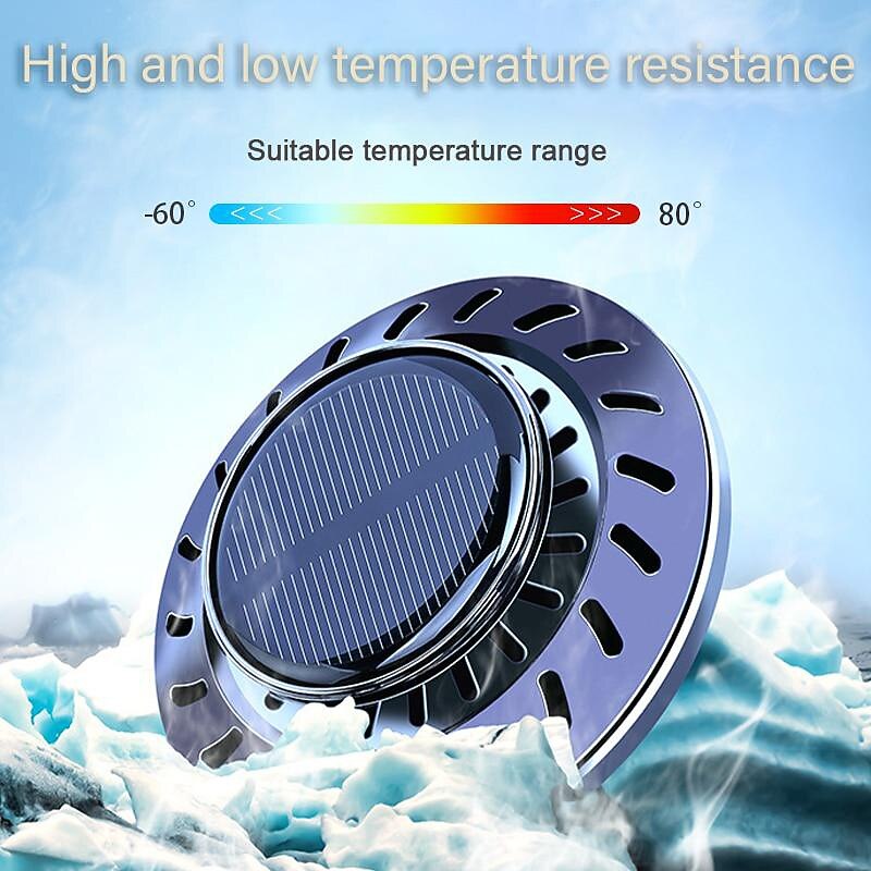 Car Solar Fragrance Creative UFO Interior Creative Car Air Freshener Auto Air Purifier Car Decoration Accessories4