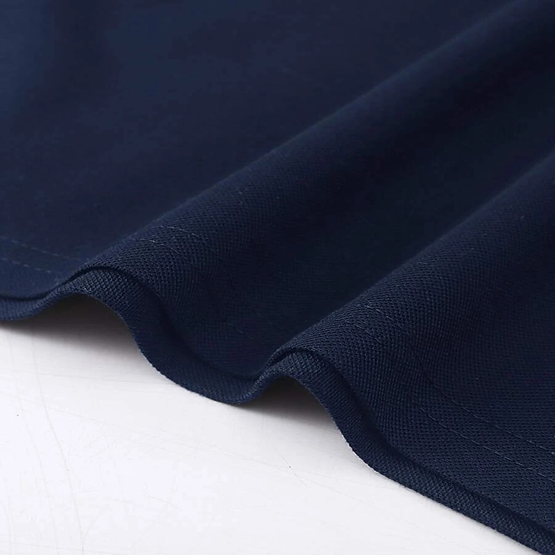 Men's Button Up Polos Polo Shirt Casual Holiday Lapel Short Sleeve Fashion Basic Plain Classic Summer Regular Fit Fire Red Black White Yellow Pink Dark Navy Button Up Polos2