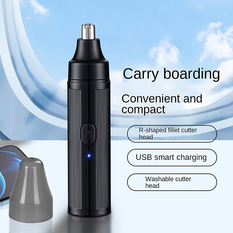Ear And Nose Hair Trimmer For Men And Woman Rechargeable Nose Hair Trimmer- Painless Eyebrow Facial Hair Removal Nose Clipper
