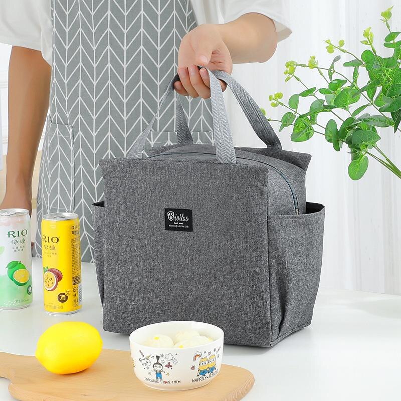Lunch Bag Insulated Lunch Bag Reusable Tote Bag Lunch Box for Women Men, Thermal Cooler Bag Ideal for Work School Office Travel