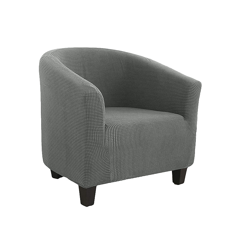 Club Chair Cover Barrel Burgundy Chair Slipcover Stretch Tub Chair Slipcover, Arm Chair Sofa Cover For Dogs Pet,Washable Couch Furniture Protector Soft Durable