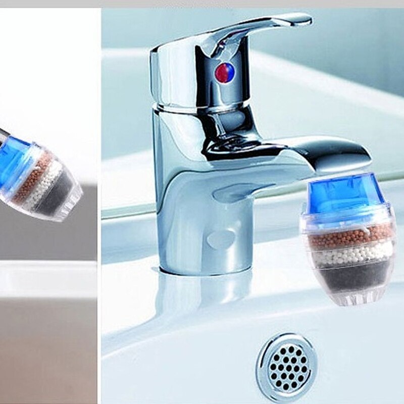 Faucet Filter Tap Water Filter Purifier Kitchen Anti-Splash Activated Carbon 5-Layer Water Filter4