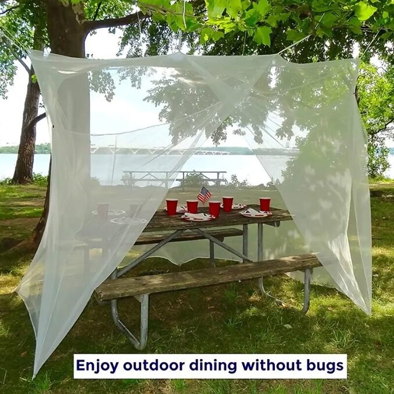 Keep Unwanted Guests Out - Mosquito Net for Double to King Size Bed Canopy2