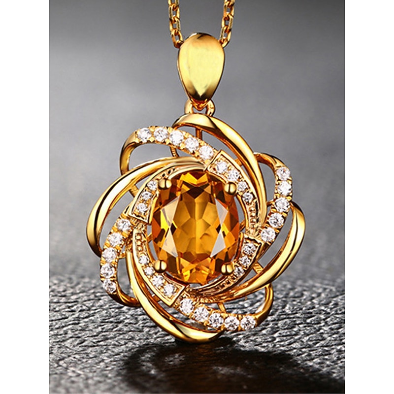 Women's necklace Fashion Outdoor Gem Necklaces2