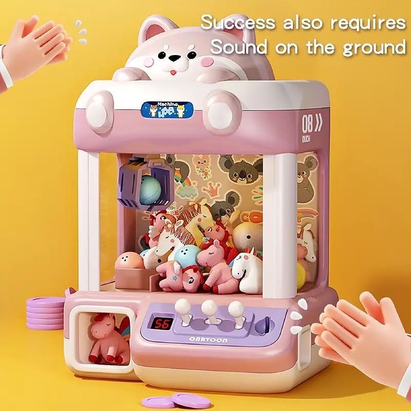 Chaigou Scratching Doll Machine Large Children's Toys Household Mini Clip Doll Twister Festival Gift for Boys and Girls