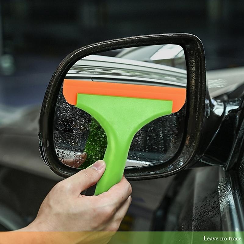 Super Flexible Silicone Squeegee Auto Water Blade Water Wiper Shower Squeegee Long Handle for Car Windshield Window4