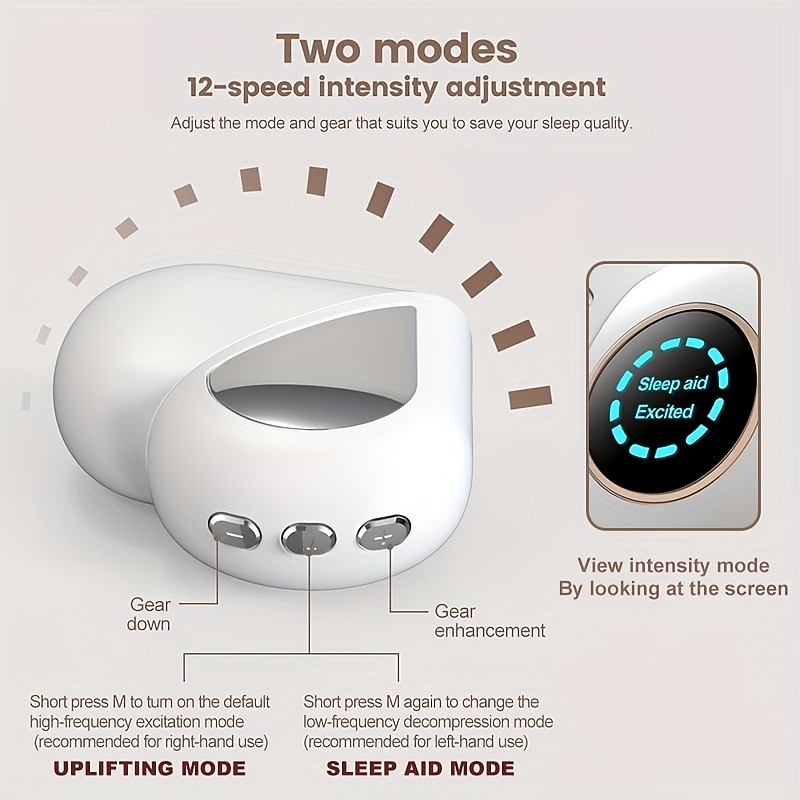 Intelligent Sleep Instrument Insomnia Device，Sleep Aid For Insomnia, to help Sleep Calm Sleep to Iimprove and Promote Deep Sleep Aid To Fall Asleep Quickly4