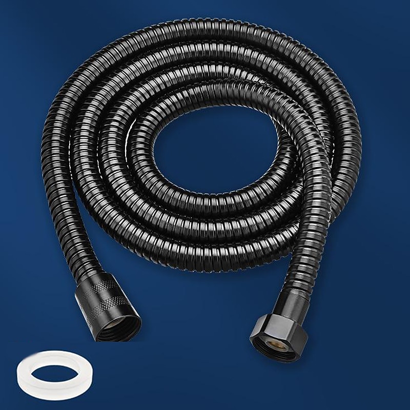 Shower Hose Stainless Steel for Hand Held Shower Heads 59-79 Inches, G1/2 Threaded Insert and Nut, Universal Shower Hose Replacement Handheld Shower Tube3