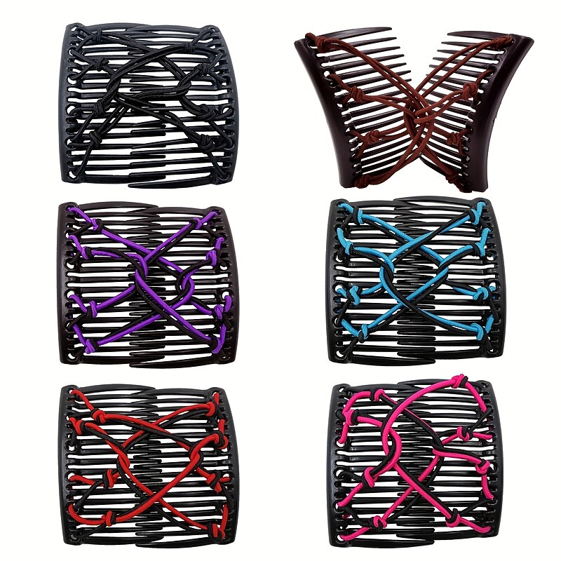 Elastic Hair Comb Insert Comb Versatile Hair Clip Female Fashion Headwear Hair Accessories For Women4