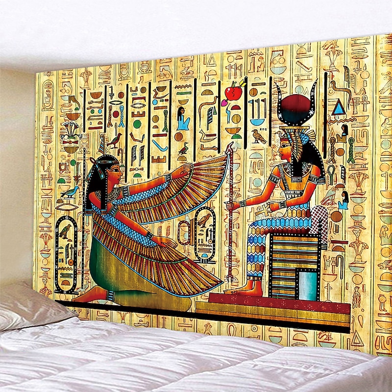 Egyptian Hanging Tapestry Wall Art Large Tapestry Mural Decor Photograph Backdrop Blanket Curtain Home Bedroom Living Room Decoration3