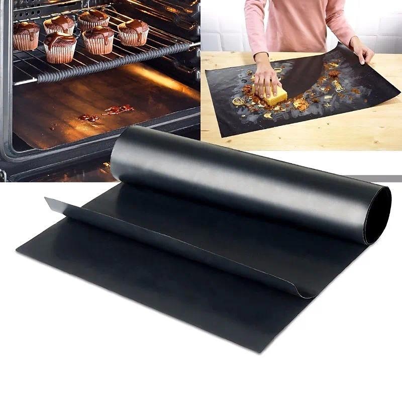 3pcs Reusable Non-stick BBQ Grill Mat 0.08mm Thick PTFE Barbecue Baking Liners Cook Pad Microwave Oven Tool DropShip 2025 - $9.49