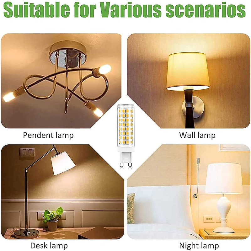 5PCS E14 LED Light Bulb 7W G4 LED Bulb Equivalent Halogen Bulbs 70W E14 Small Edison Screw Cooker Hood Bulb for Home Lighting Fridge AC220-240V4