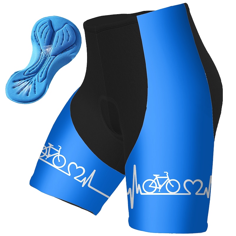 Men's Graphic Funny Cycling Shorts Bike Padded Shorts / Chamois Bottoms Mountain Bike MTB Road Bike Cycling Sports 3D Pad Quick Dry Reflective Strips Moisture Wicking Black Yellow Spandex Clothing4