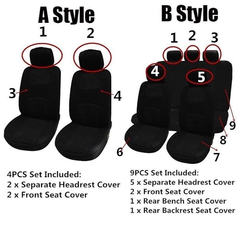 StarFire Universal PU Leather Car Seat Cover, Artificial Leather Cushion, Full and Front Car Seat Cover Accessories4
