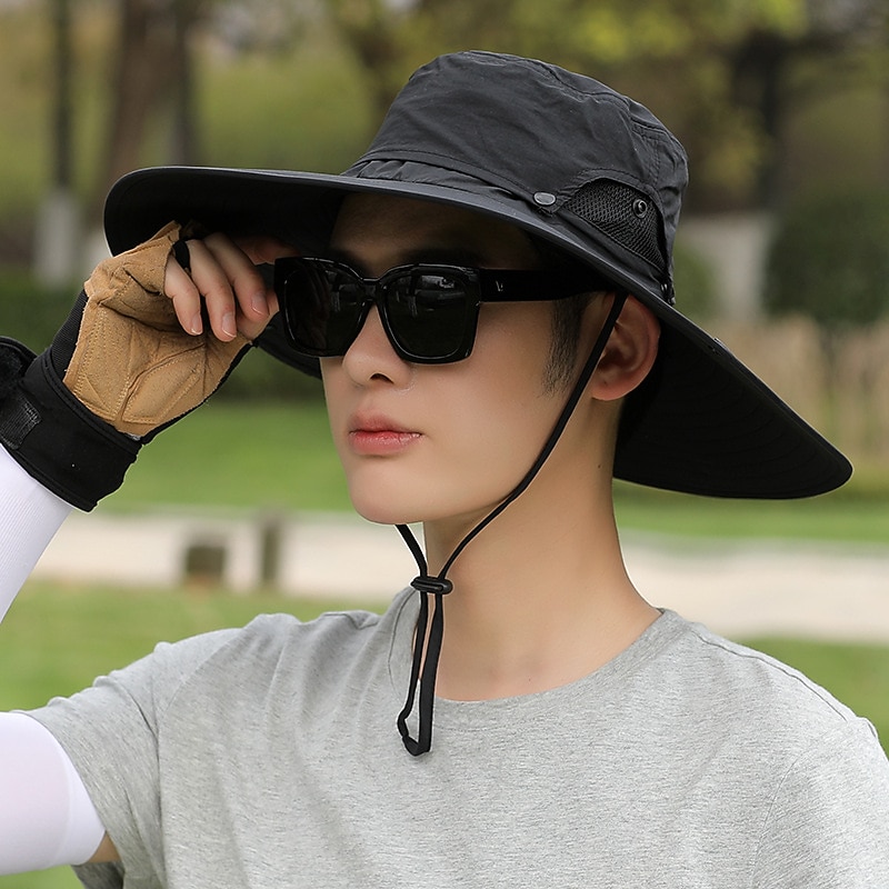 Adults Wide Brim Sun Hat UPF50+ Bucket Hat Waterproof Quick Dry Breathable Summer Hat for Fishing Camping & Hiking2