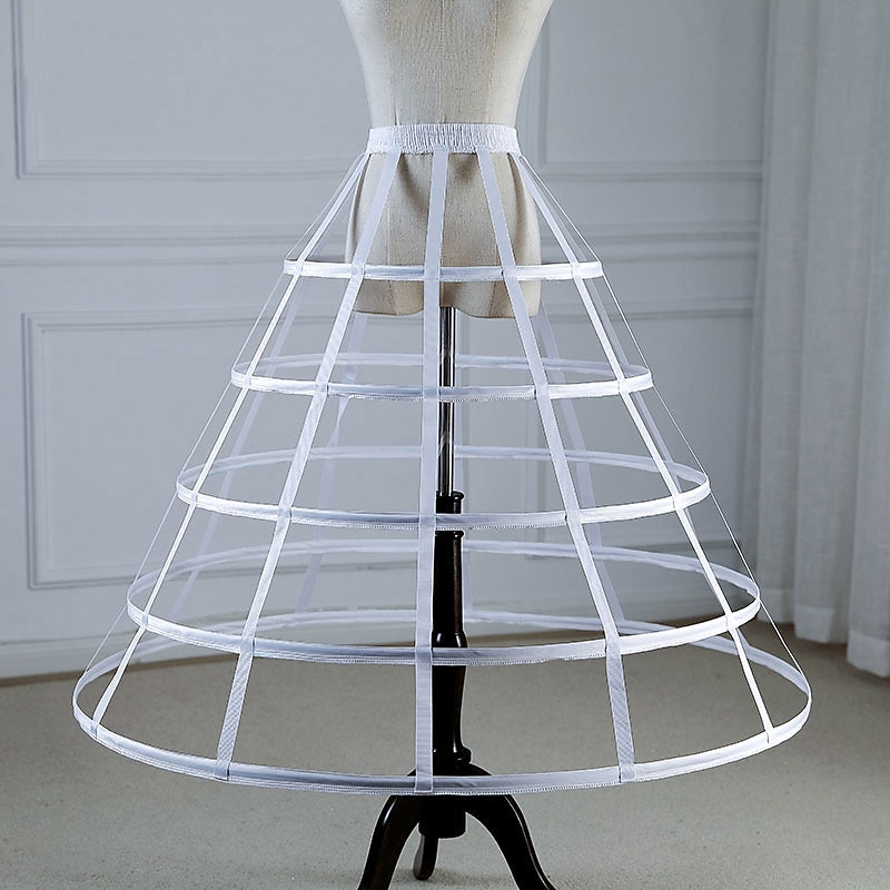 Elegant 1950s Cosplay Lolita Dress Petticoat Hoop Skirt Crinoline Princess Bride Maria Antonietta Princess Fancy Dress Women's Girls' Halloween Carnival Performance Wedding Party Adults' Petticoat