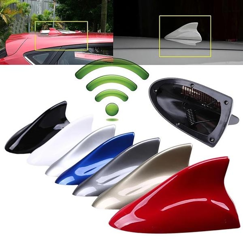 Car Antenna Roof Shark Fin Antenna Universal Car Styling Radio Signal Aerials Roof Antennas