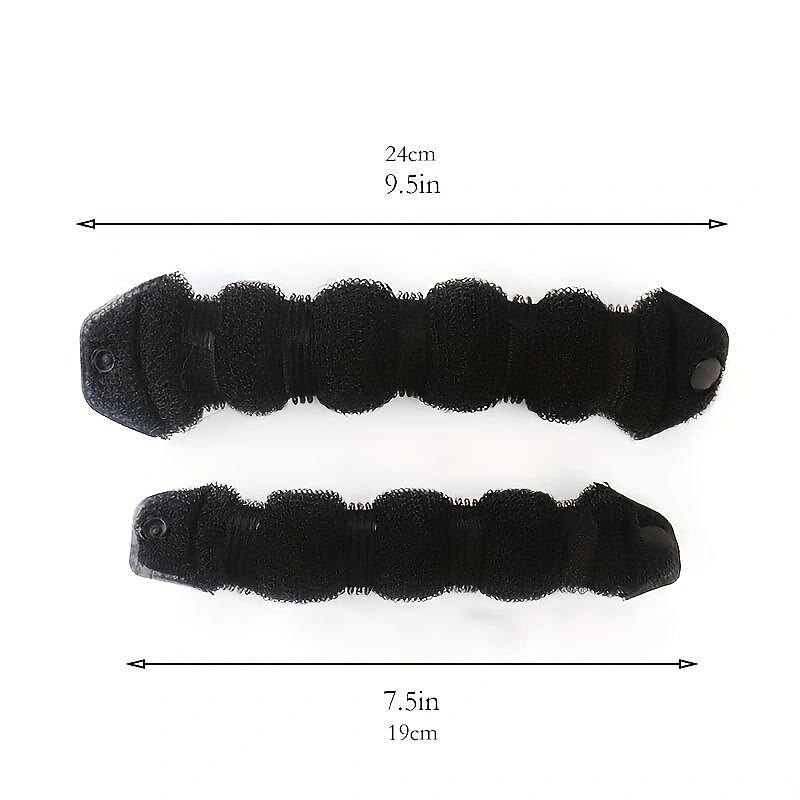 DIY Hair Foam Ring Shaper Hair Styling Twist Ring Former Donut Chignon Bun Maker Hair Curler Accessories4