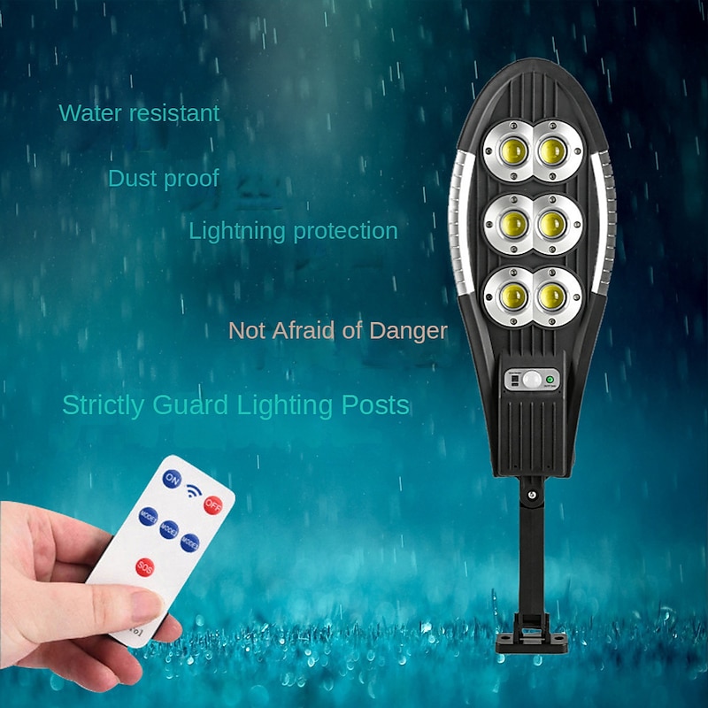 Solar Flood Lights Street Flood Lights Outdoor IP65 Waterproof with Remote Control Security Lighting for Yard Garden Patio4